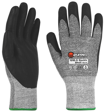 Eureka Cut 1310-5 Skjærebestandige hansker nitril, foret 10, Klær