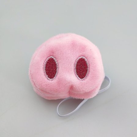 3st Plysch Gris Nose Kostym Tillbehör Djurtema Party Cosplay Gris Nose Bedårande djur Nose Prop