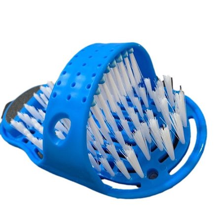 Enkel fotrenser, fotrensebørste, fotbørste for vaskemaskin dusj spa massasje tøfler