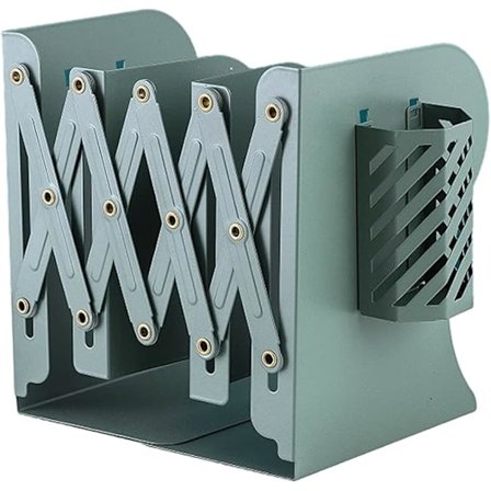 Justerbara bokstöd, teleskopisk bokställ i metall, metallstål Bo