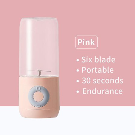 Orange Fresh Fruit Bärbar Blender Cup Squeezer Maskin Usb Laddningsbar Mini Elektrisk Automatisk Juicer Extractor