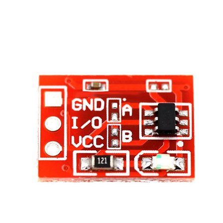 100 st Ttp223 Touch Button Modul Kondensatortyp Enkanals Touch Switch Sensor