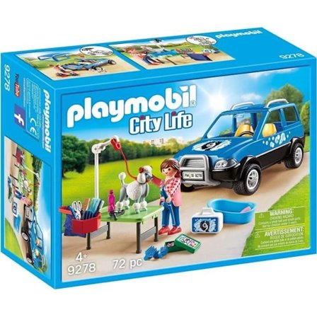 PLAYMOBIL - City Life - Frisör med Fordon - Blandat - Från 4 år