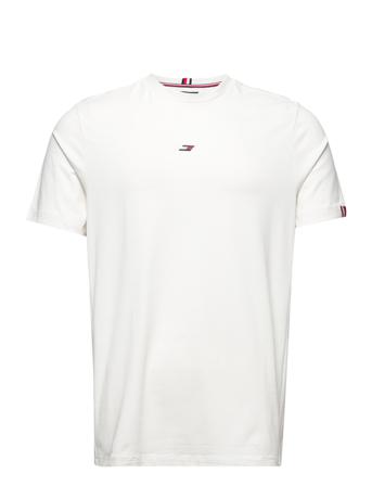 Essentials Small Logo S/S Tee T-shirt Hvid Tommy Hilfiger