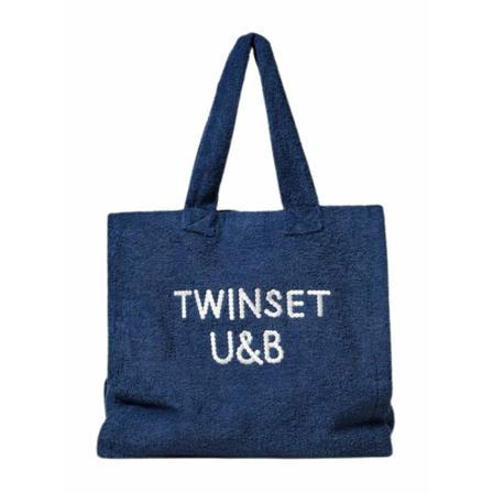 Twinset - Shoppingväskor - Blå - Dam - Storlek: One Size, Dam, Storlek: ONE SIZE