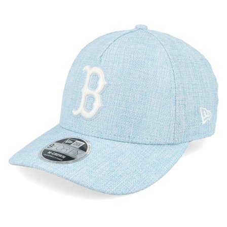 New Era - Azul adjustable Gorra - Boston Red Sox 9FORTY M-crown Cotton Weave Blue A-frame Adjustable @ Hatstore