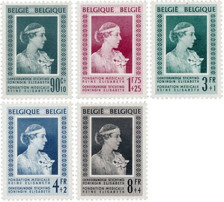 Belgien 1951 - Postfrisk - OBP 863/67