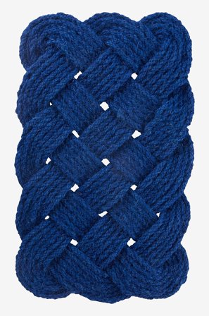 Jotex - Dørmatte Jute Blå KNOT - Kjøp Dørmatter hos Jotex