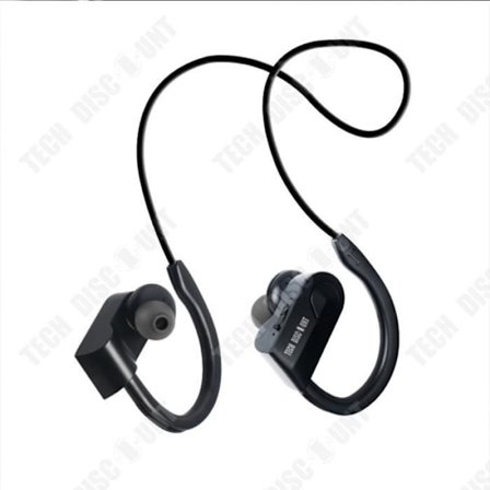 Sporthörlurar - TD - Bluetooth 5.0 - Trådlös - 80 mAh - Svart