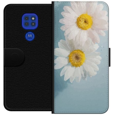Plånboksfodral till Motorola Moto G9 Play med Sommarblommor