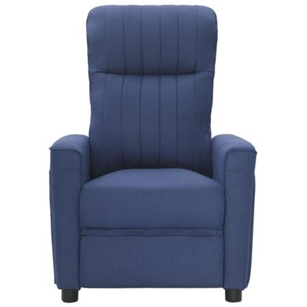 Vidaxl Reclinerfåtölj Blå Tyg Blå