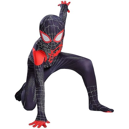 Spiderman Cosplay Suit Miles Morales Spider Man Costume Zentai Bodysuit Superhero Jumpsuit For Adults Kids