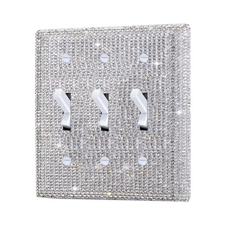 US Standard Switch Panel Sticker Rhinestones Socket Frame 03 03