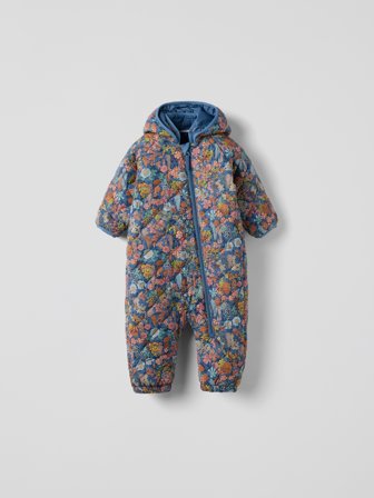 Winddichter gesteppter Thermo-Overall LIBERTY - 74 - kinderbekleidung - blue - Polarn O. Pyret