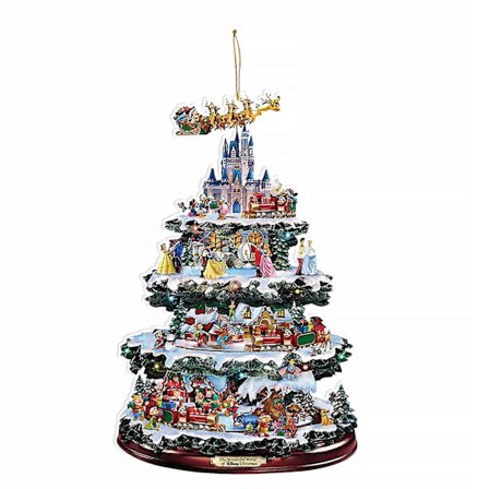 Akryl Julemand & Træ Ornament - Julegave Dekoration