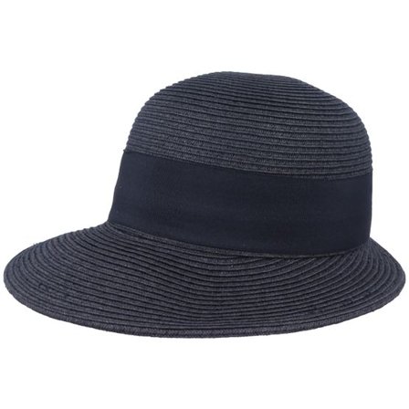 MJM Hats - Svart Hatt - Mushroom Women Toyo Black Hat @ Hatstore
