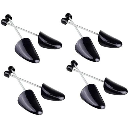 4 par praktiska justerbara längd herrskosträckare stövelhållare, svart