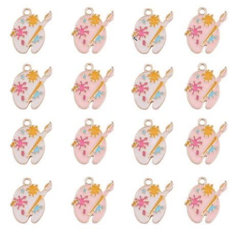 40 STK Charms Palette Charm Painters Charms