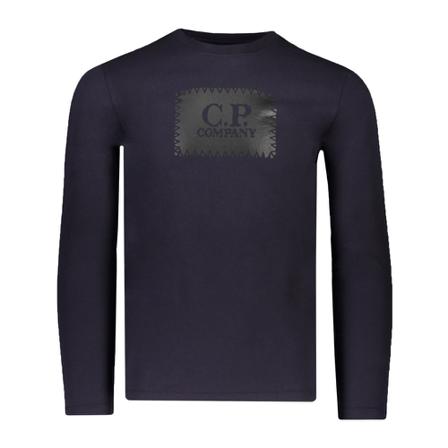 C.p. Company T-shirt , Blauw , Heren , Maat: XS