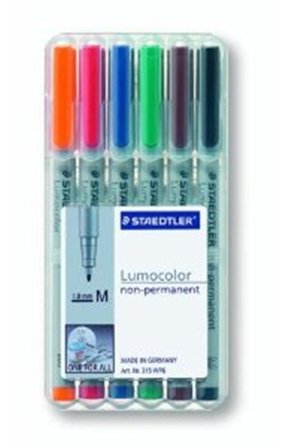 Staedtler Lumocolor 315 Fiberspidspen Assorterede farver