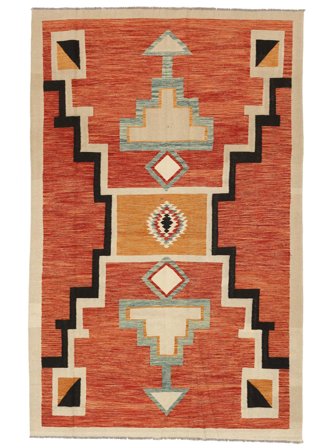 Kelim Moderne Vloerkleed 194X304 Wol