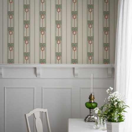 Duro Tapet, Ramsjö 697-02 Gammalsvenska QuickUp, L, Beige, Färg & tapeter