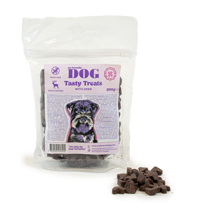 My favourite DOG - Velsmakende godbiter med hjort 200 g - Hund - Hundegodbiter & tyggebein - Belønningsgodbiter for hund - ZOO.no