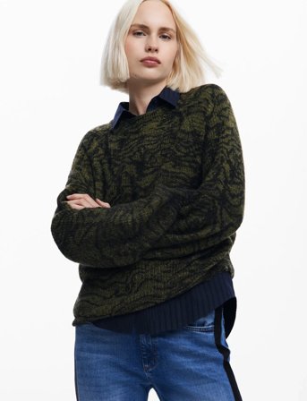 Desigual Brampton - Khaki green - S