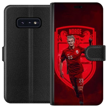 Kompatibelt Lommeboketui til Samsung Galaxy S10e Erling Haaland Manchester City Norge fotball målmaskin angriper sterk fysikk fart og kliniske avslutn