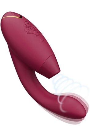 Womanizer Duo 2 Bordeaux Lufttrycksvibrator - Blushme.se