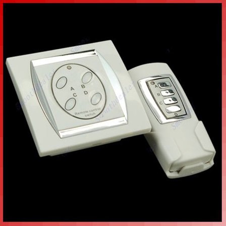 4-kanavainen 50M kauko-ohjainkytkin Virta Digitaalinen langaton ON/OFF langaton kauko-ohjain Radiokytkin Kestävä