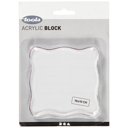 Creativ Company Acrylic Block 10 x 10 cm