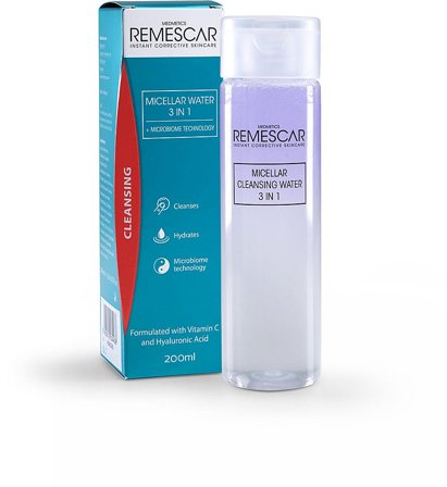 Remescar Micellar Cleansing Water 3 in 1 200 ml, Skincare, Renseprodukter, Micellar Water