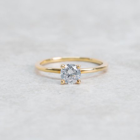 Förlovningsring Scilla, 18K rödguld : Diamanter - Labbodlade, Ring 87 - 1.00 Ct1 Carat - Förlovning- och vigselringar