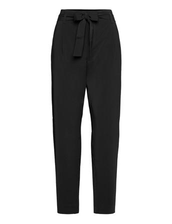 R5005, Andreasz Ll Pants Byxa Med Raka Ben Svart Saint Tropez