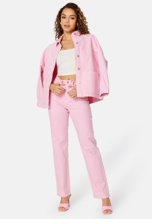 BUBBLEROOM Straight High Waist Jeans Klær