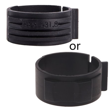 Cykel framväxel Diameter Adapter Ring 34,9 mm till 31,8 mm klämma för krom