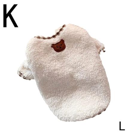 Hund Katt Plyschvästar Söt Varma Mjuka Kläder Tröja Kappor Pup