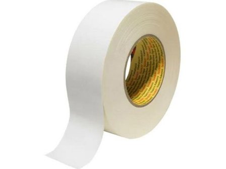 3M Tygtejp 389 25mmx50m vit - Lyreco - Emballage och lagerutrustning - Packtejper - Väv- och Silvertejp