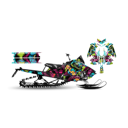 Dekalkit SweTown Snake - Polaris Axys 800 SKS 146 2018-2020