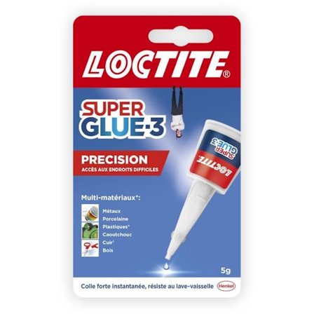 Cyanoakrylatlim - LOCTITE - SUPERGLUE-3P - Precision - 5 g flaska