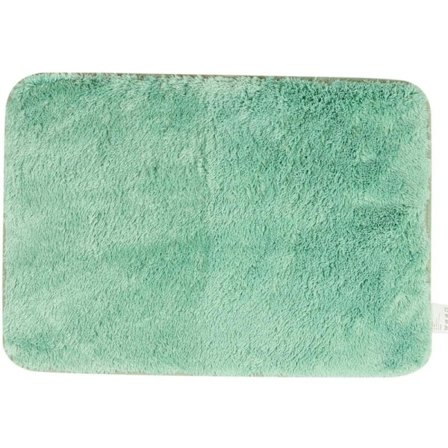 Paksu pitkäkarvainen matto Ins Pieni tuore makuuhuoneen sängyn vieressä oleva peitto Olohuoneen sohvapöytä Kylpyhuone Harmaa vihreä