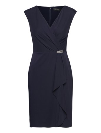 Lauren Ralph Lauren | Jersey Cap-Sleeve Cocktail Dress | 42