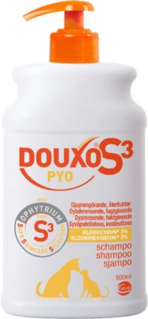 Douxo S3 Pyo Shampoo 500 ml, Tøj & Bolig, Tilbehør Til Kæledyr, Hundeshampoo