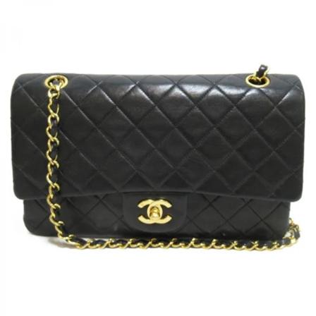 Chanel Vintage Pre-owned Shoulder Väska svart, Dam Vintage Väskor, Dam, Storlek: ONE SIZE