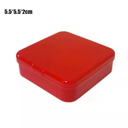 Säilytyslaatikko koruhelmisäiliö 5,5 x 5,5 x 2 cm