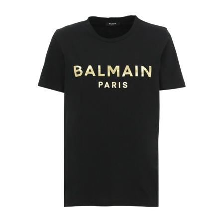Balmain, T-shirt Czarny, Kobieta, Rozmiar: S