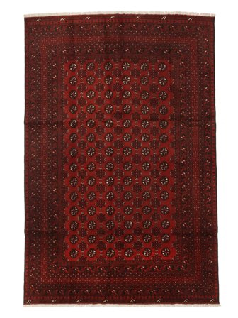 Hand Knotted Afghan Fine Rug 191X293