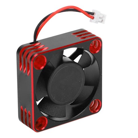 SurpassHobby EL Motor Kjølevifte 30x30mm 28000RPM 5.8V for 1/10 1/12 1/8 RC Bil Svart Rød