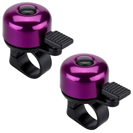 Cykelklocka med Hög och Klar Ljud, Väg- och Mountainbike Klocka (Lila)